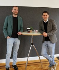 Landrat Johannes Huber und der Hauptgeschäftsführer der Handwerkskammer der Pfalz, Dr. Till Mischler