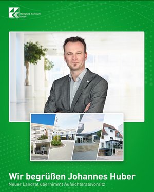 Landrat Johannes Huber ist neuer Aufsichtsratsvorsitzender des Westpfalz-Klinikums