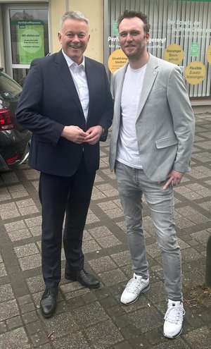 Gordon Schnieder Spitzenkandidat CDU Rheinland-Pfalz für die Landtagswahl 2026 und Johannes Huber Landrat des Landkreises Kusel