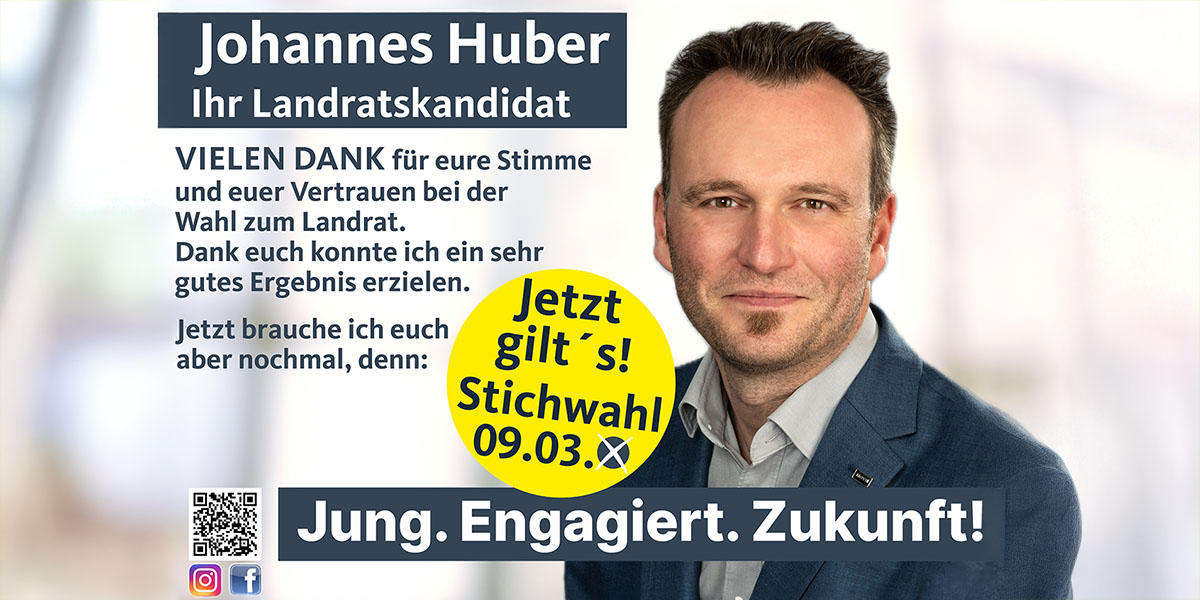 Johannes Huber - Landratskandidat für den Landkreis Kusel